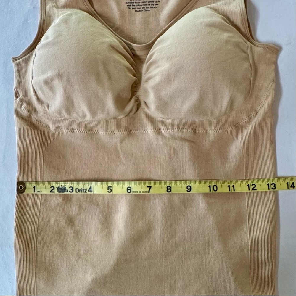 CONTORLY Cami Shaper Classic Beige Nude Shapewear Tank XXXL 3XL - Picture 12 of 17